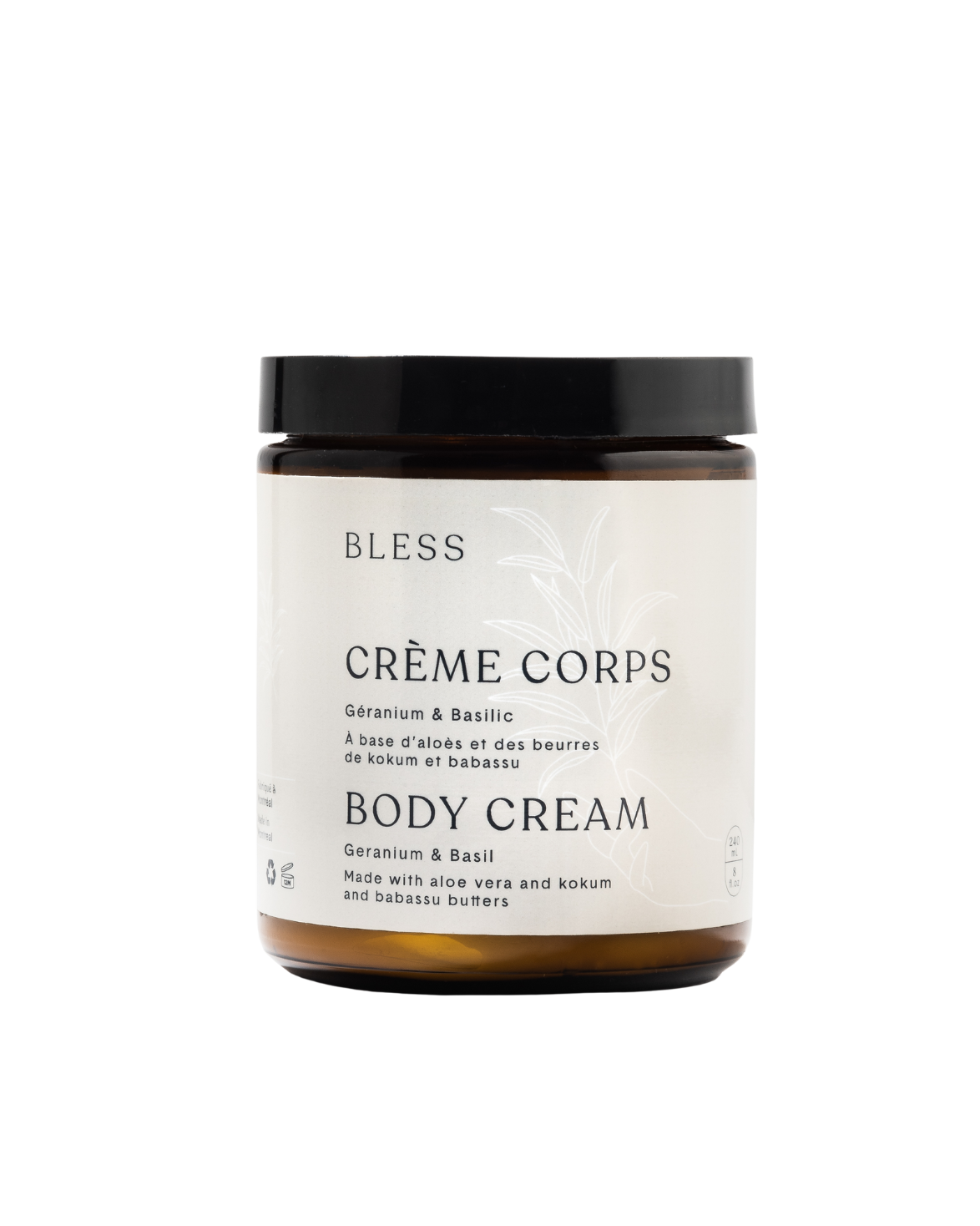 Geranium & Basil Body Cream