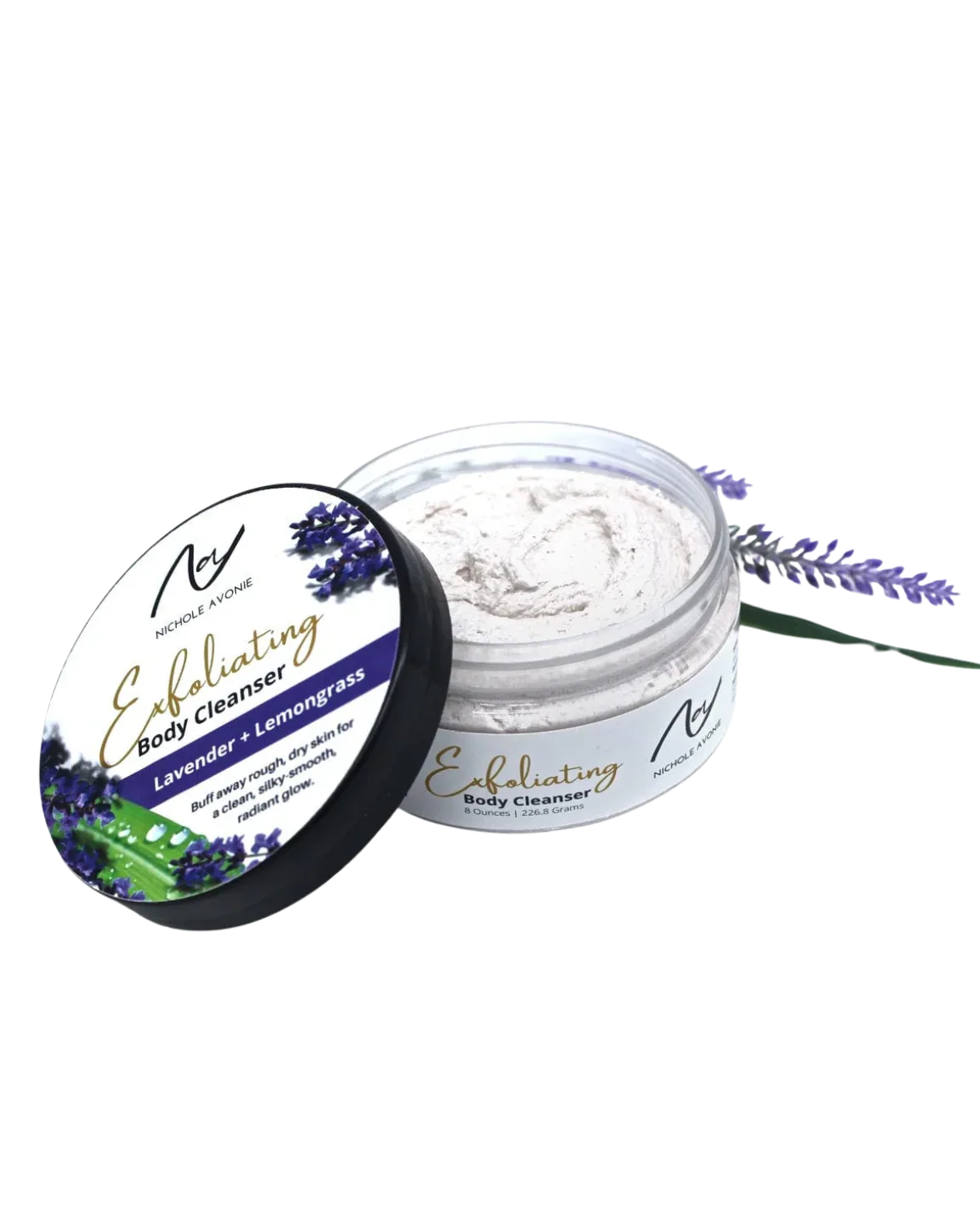 Lavender + Lemongrass Exfoliating Body Cleanser