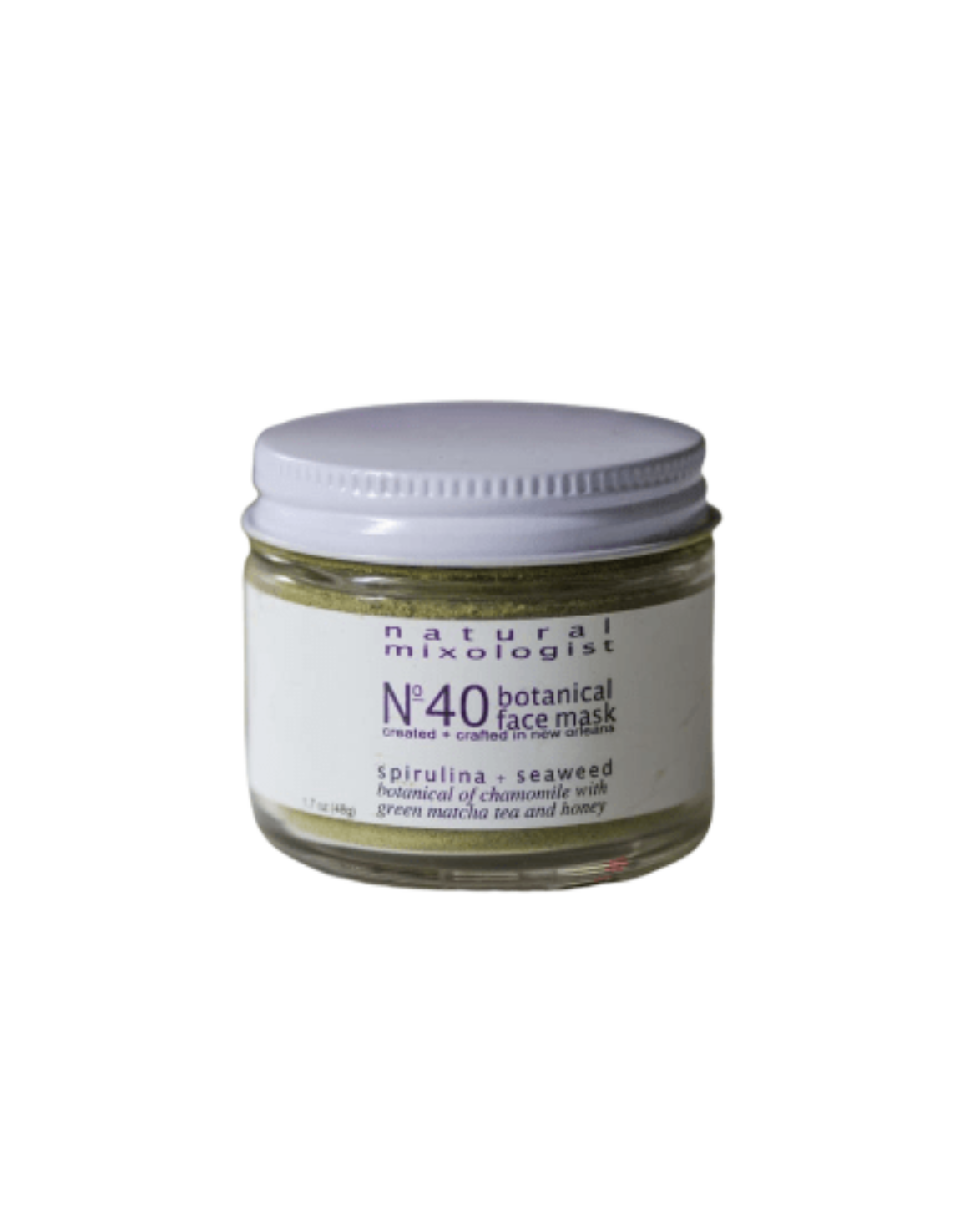 No. 40 Seaweed, Spirulina, and Matcha Face Mask