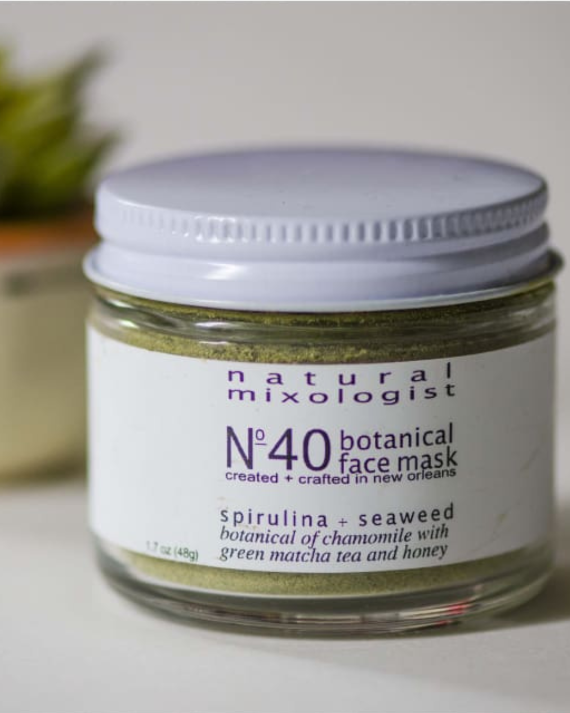 No. 40 Seaweed, Spirulina, and Matcha Face Mask