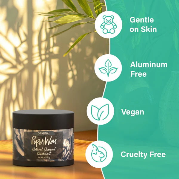 Natural Charcoal Deodorant Cream