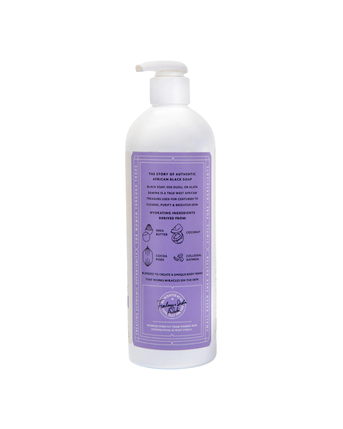 African Black Soap Opera with Purifying Charcoal and Colloidal Oatmeal