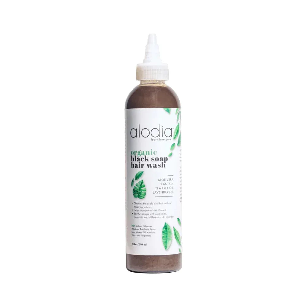 Nourish and Heal Organic Black Soap Wash - Shampoo All-Natural apolo Black and Green Black and GRN black owned beauty brands