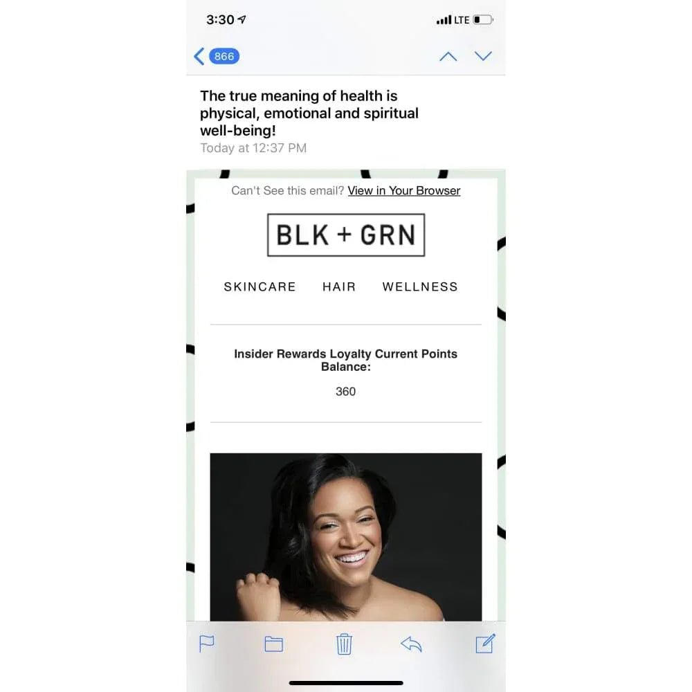 Newsletter Feature - Marketing All-Natural Black and Green Black and GRN black owned beauty brands Black Owned Washington DC