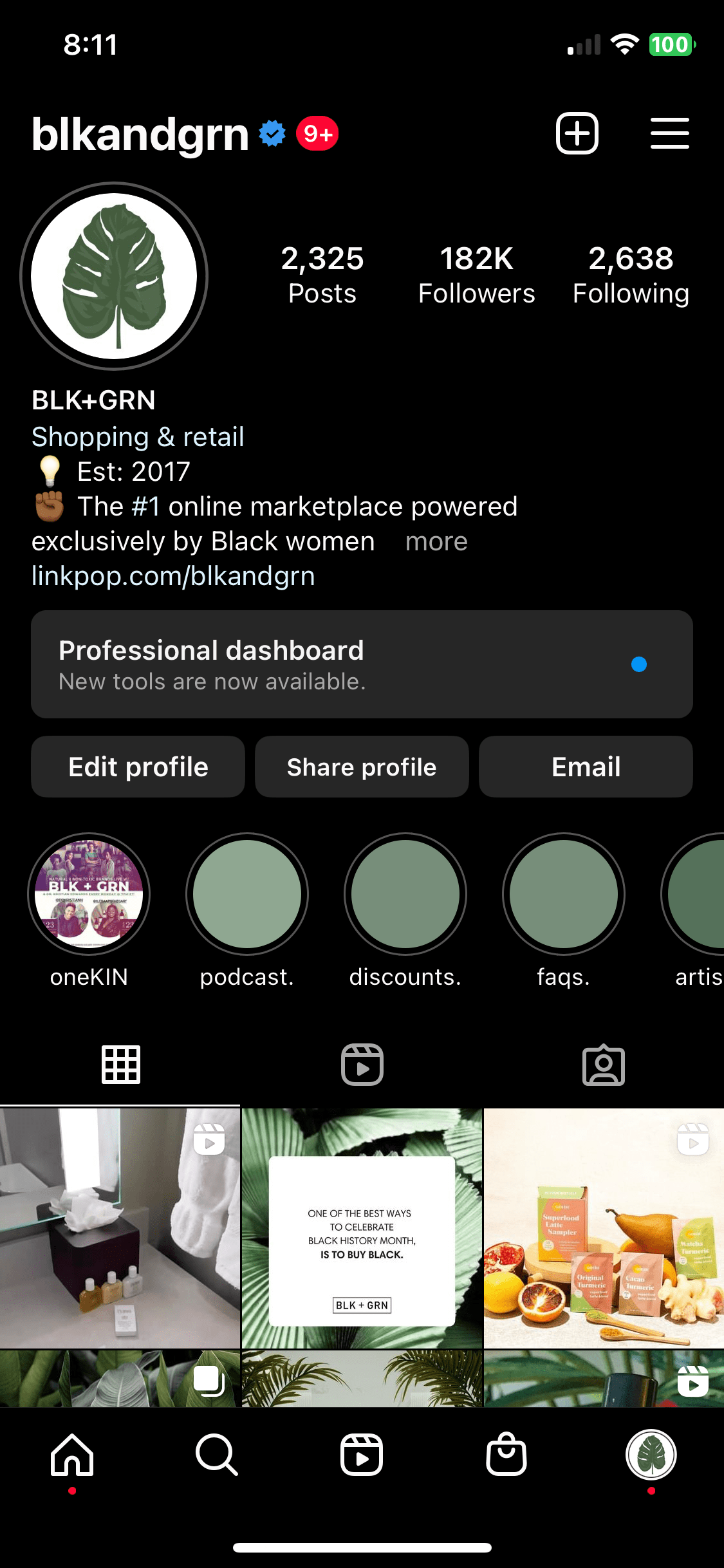 BLK-GRN