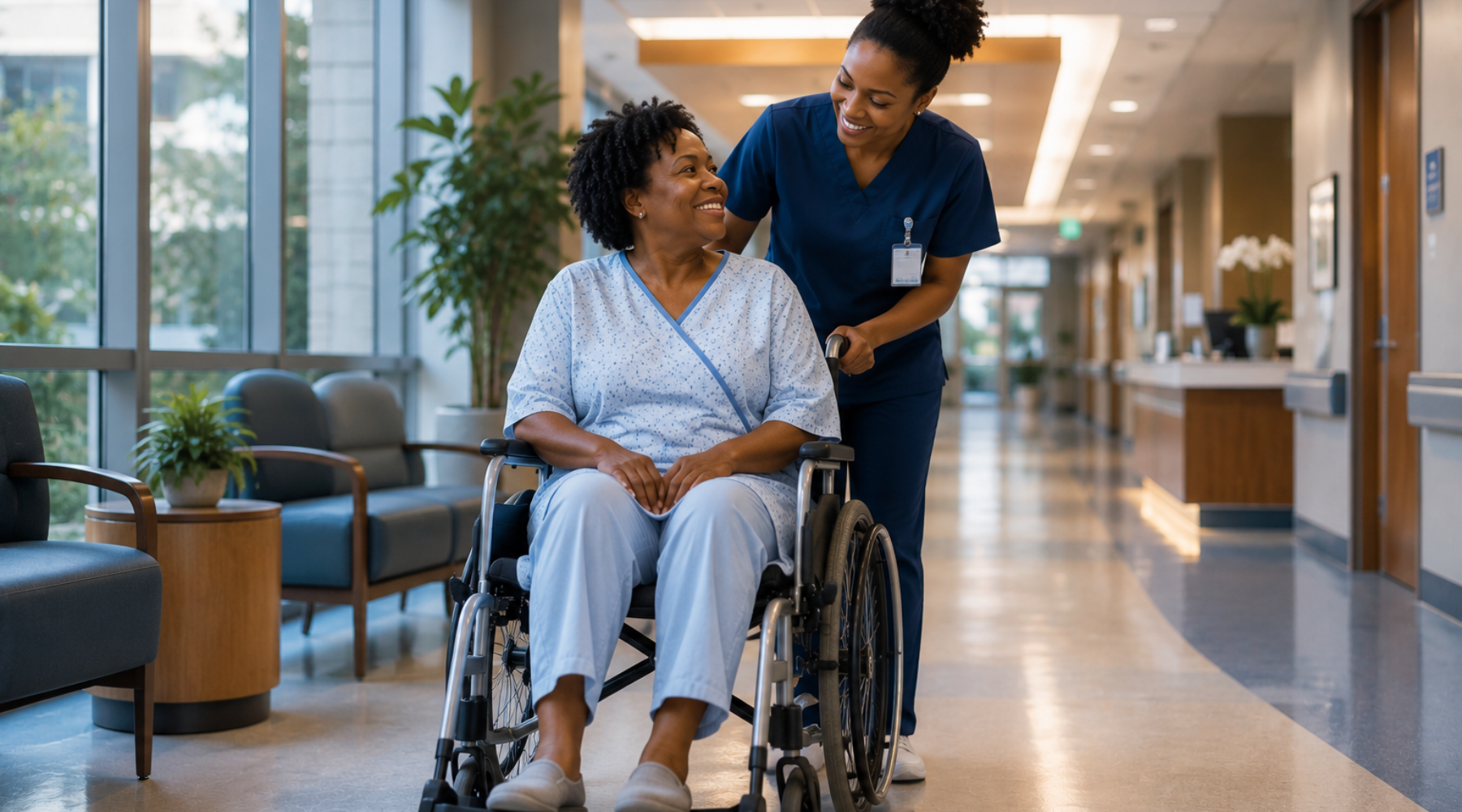 Enhancing Patient Comfort with Portable Wheelchairs in Hospitals