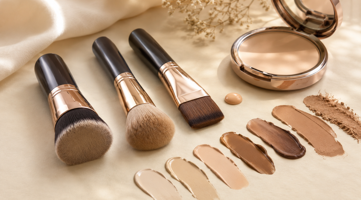 How to Choose the Right Foundation Brush for Your Formula and Finish?