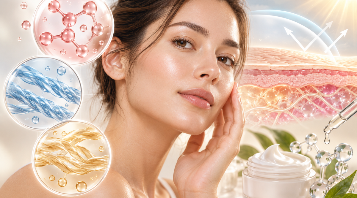 Peptides, Collagen and Elastin: Understanding the Science Behind Younger-Looking Skin