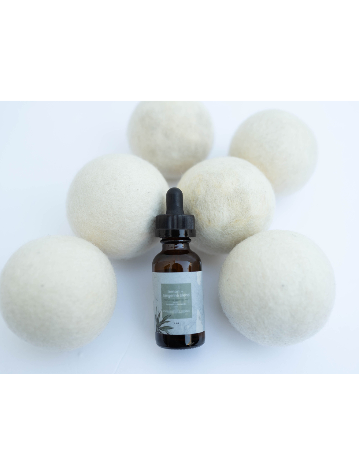 Wool Dryer Balls With Essential Oils