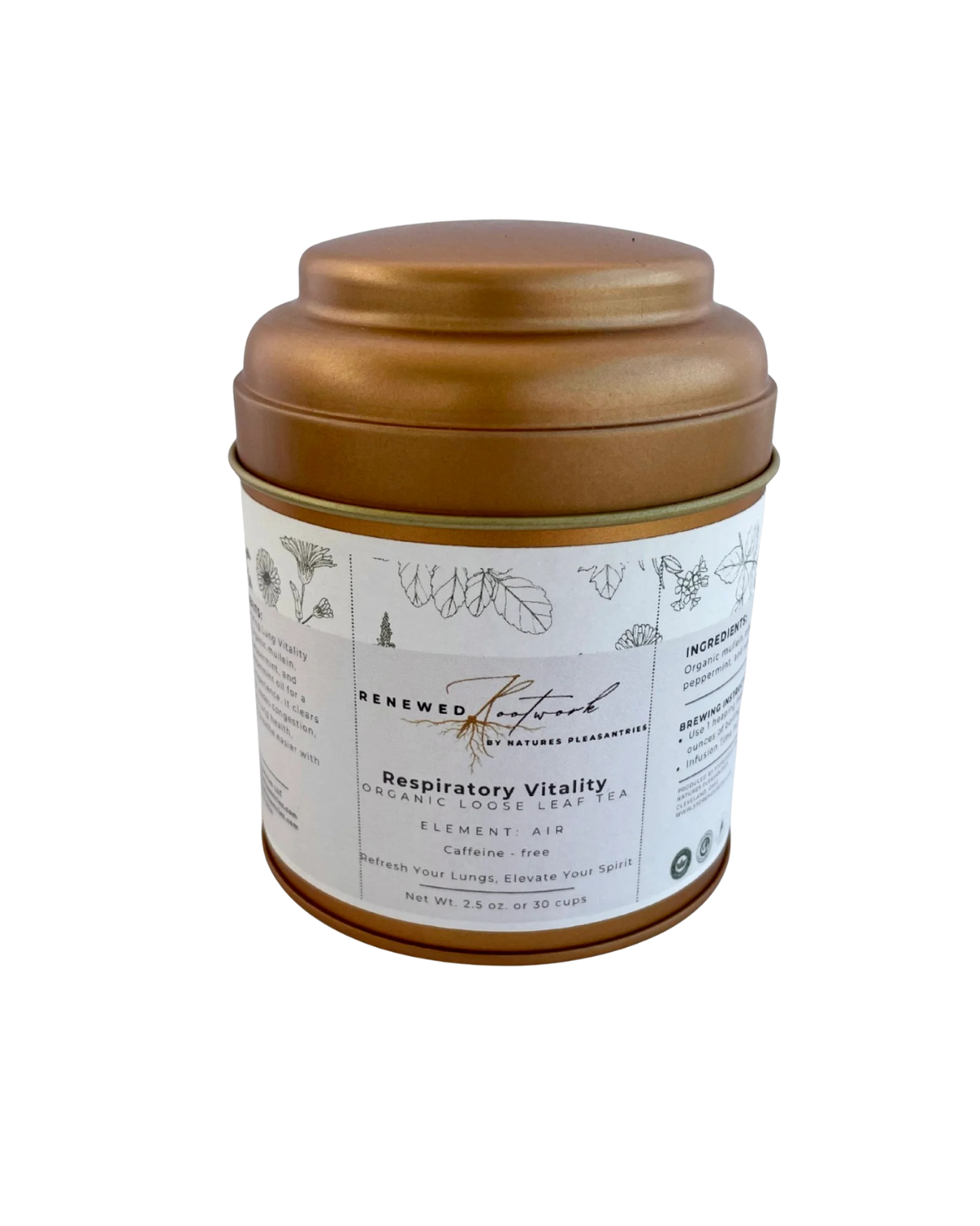 Respiratory Vitality Tea: Mullein & Peppermint