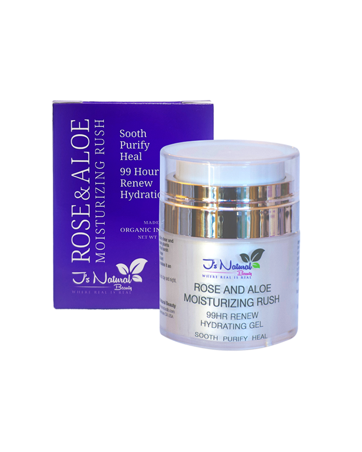 Rose and Aloe Moisturizing Rush 99hr Renew Hydrating Gel