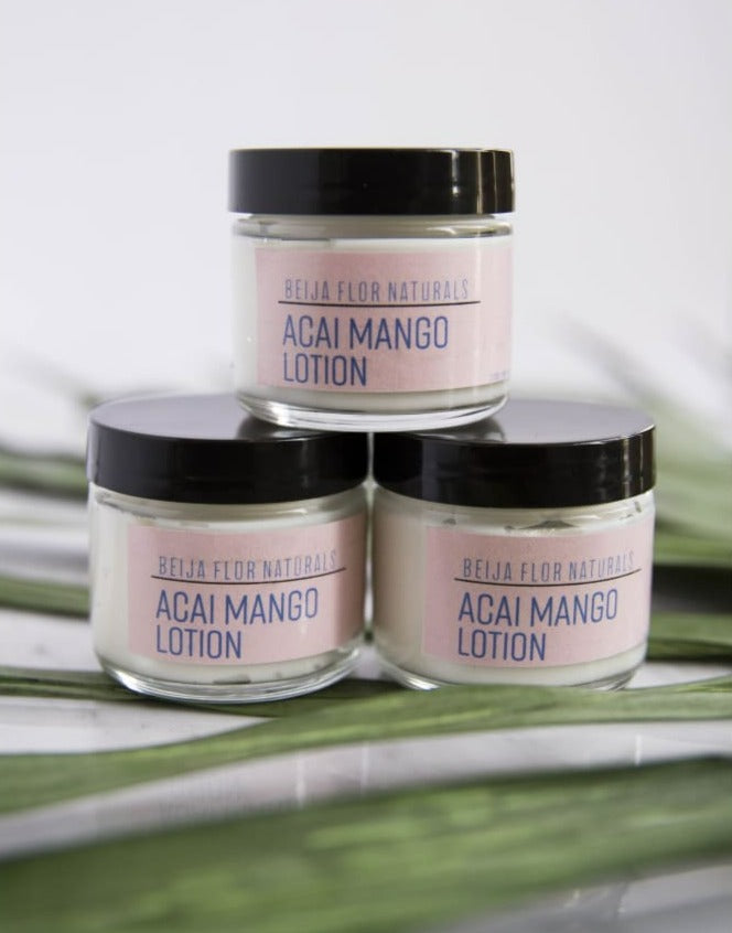 Acai Mango Face Lotion - Face Lotion All-Natural Black and Green Black and GRN black owned beauty brands Black Owned Washington DC