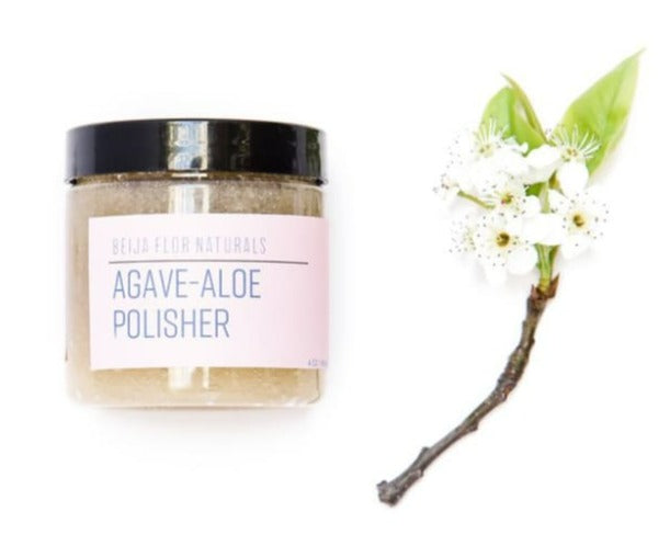 Agave Aloe Polisher - Face Scrub All-Natural Black and Green Black and GRN black owned beauty brands Black Owned Washington DC